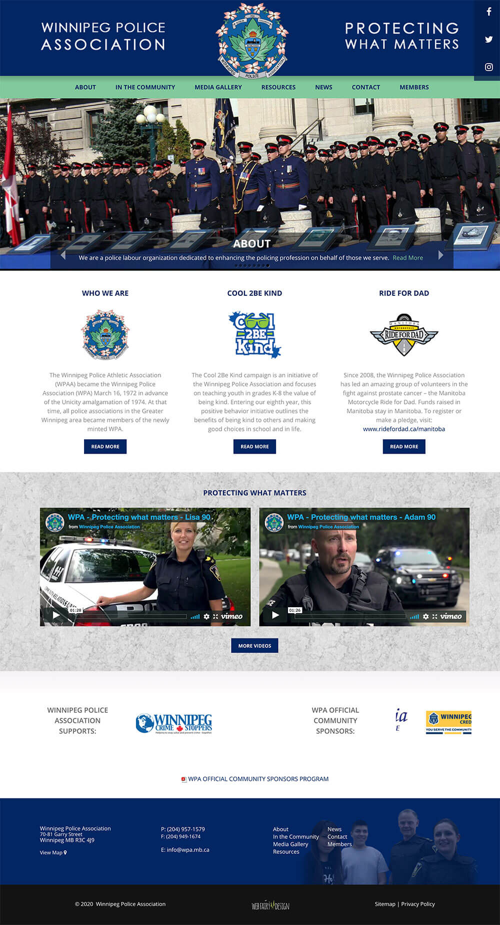 Winnipeg Police Association Website